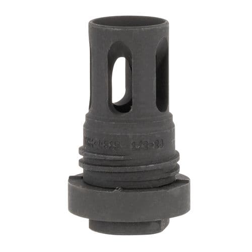 Yankee Hill 431528A Mini QD Flash Hider 5.56 NATO Black Phosphate 1/2"-28 tpi Yankee Hill 431528A Mini QD Flash Hider 5.56 NATO Black Phosphate 1/2"-28 tpi