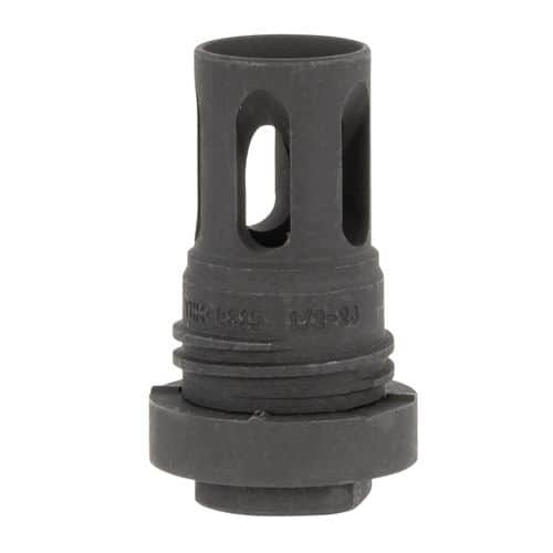 Yankee Hill 431528A Mini QD Flash Hider 5.56 NATO Black Phosphate 1/2"-28 tpi Yankee Hill 431528A Mini QD Flash Hider 5.56 NATO Black Phosphate 1/2"-28 tpi