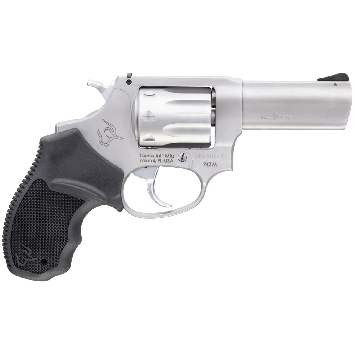 Taurus 2-942M039 942 22 WMR 8rd 3" Barrel, Overall Matte Finish Stainless Steel Taurus 2-942M039 942 22 WMR 8rd 3" Barrel, Overall Matte Finish Stainless Steel