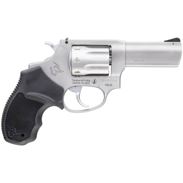 Taurus 2-942M039 942 22 WMR 8rd 3" Barrel, Overall Matte Finish Stainless Steel Taurus 2-942M039 942 22 WMR 8rd 3" Barrel, Overall Matte Finish Stainless Steel