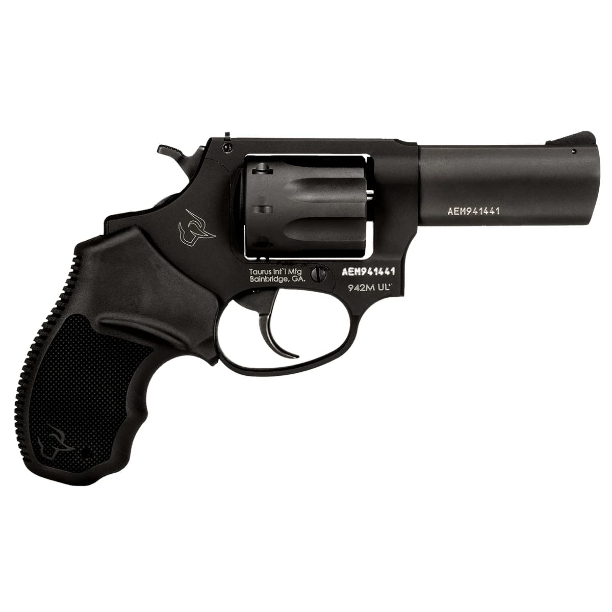 Taurus 2-942M031UL 942 Ultra-Lite Small Frame 22 WMR 8 Shot 3" Matte Black Alloy Steel Barrel Taurus 2-942M031UL 942 Ultra-Lite Small Frame 22 WMR 8 Shot 3" Matte Black Alloy Steel Barrel