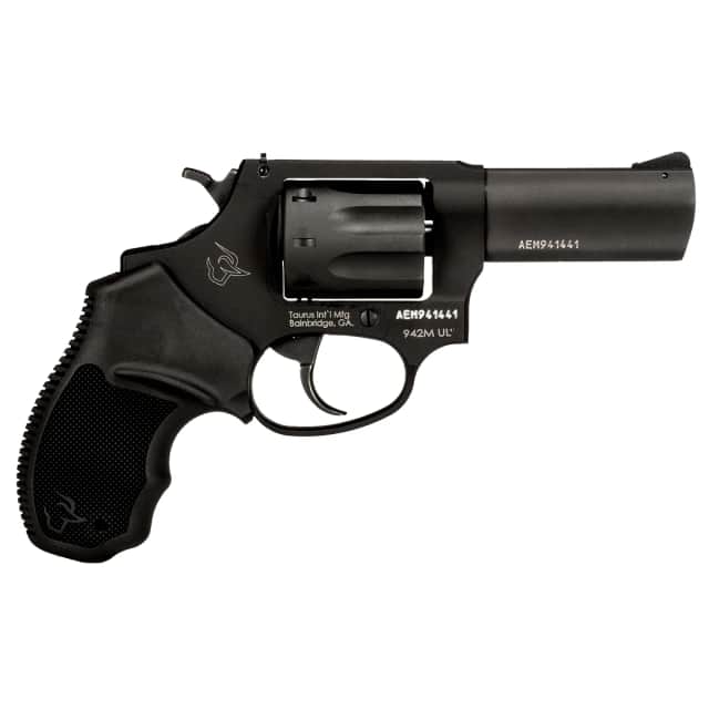 Taurus 2-942M031UL 942 Ultra-Lite Small Frame 22 WMR 8 Shot 3" Matte Black Alloy Steel Barrel Taurus 2-942M031UL 942 Ultra-Lite Small Frame 22 WMR 8 Shot 3" Matte Black Alloy Steel Barrel