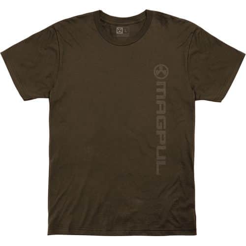 Magpul MAG1113-200-S Vertical Logo Brown Short Sleeve Small Magpul MAG1113-200-S Vertical Logo Brown Short Sleeve Small