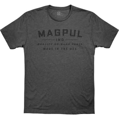 Magpul MAG1112-011-2X Go Bang Parts Men's T-Shirt Charcoal Gray Short Sleeve 2XL Magpul MAG1112-011-2X Go Bang Parts Men's T-Shirt Charcoal Gray Short Sleeve 2XL
