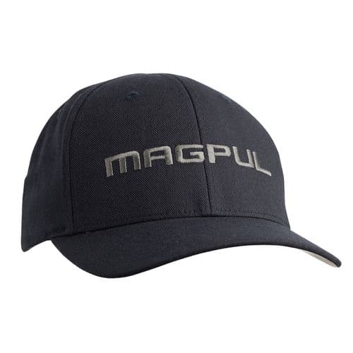 Magpul MAG1103-001 Wordmark Stretch Fit Black Adjustable Snapback S/M Fitted Magpul MAG1103-001 Wordmark Stretch Fit Black Adjustable Snapback S/M Fitted