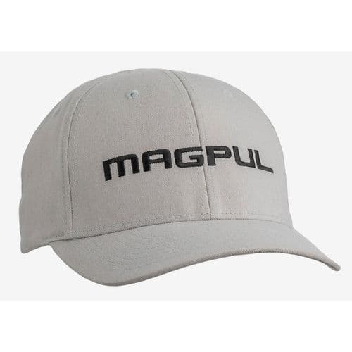 Magpul MAG1103-020 Wordmark Stretch Fit Gray Adjustable Snapback S/M Fitted Magpul MAG1103-020 Wordmark Stretch Fit Gray Adjustable Snapback S/M Fitted