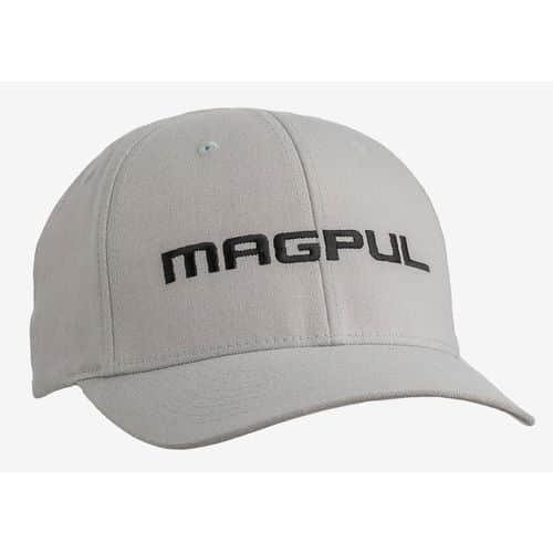 Magpul MAG1103-020 Wordmark Stretch Fit Gray Adjustable Snapback S/M Fitted Magpul MAG1103-020 Wordmark Stretch Fit Gray Adjustable Snapback S/M Fitted