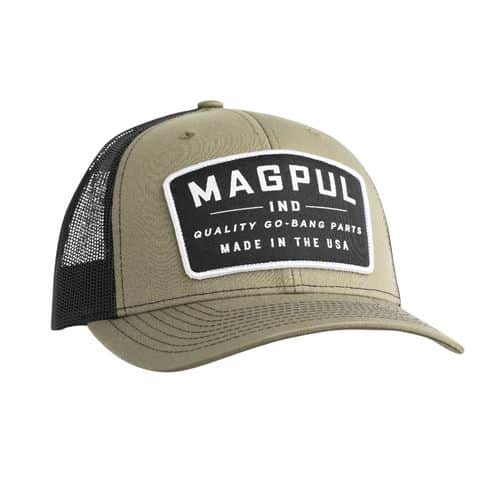Magpul MAG1102-344 Go Bang Trucker Hat OD Green/Black Adjustable Snapback OSFA Structured Magpul MAG1102-344 Go Bang Trucker Hat OD Green/Black Adjustable Snapback OSFA Structured