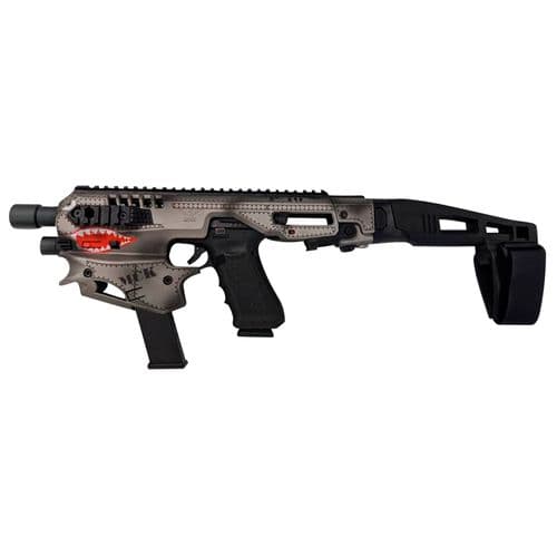 Command Arms MCKP40S MCK Conversion Kit Synthetic Black Stock P-40 Silver for Glock G17,19,19x Gen3-5 Command Arms MCKP40S MCK Conversion Kit Synthetic Black Stock P-40 Silver for Glock G17,19,19x Gen3-5