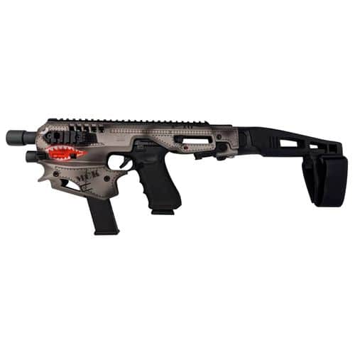 Command Arms MCKP40S MCK Conversion Kit Synthetic Black Stock P-40 Silver for Glock G17,19,19x Gen3-5 Command Arms MCKP40S MCK Conversion Kit Synthetic Black Stock P-40 Silver for Glock G17,19,19x Gen3-5