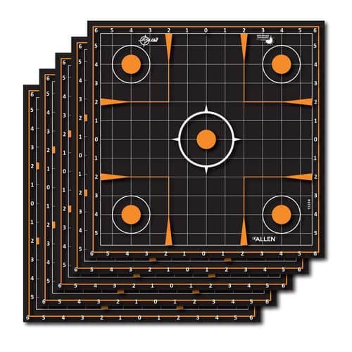 EZ-Aim Splash Reactive Self-Adhesive Paper Target, Black/Orange 12" 5 Pack - 15314 EZ-Aim Splash Reactive Self-Adhesive Paper Target, Black/Orange 12" 5 Pack - 15314