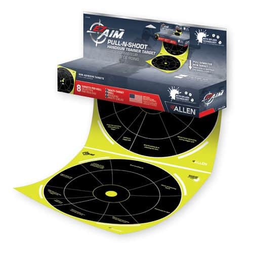 EZ-Aim 15258 Pull-N-Shoot Splash Handgun Trainer Circle Splash Paper Target 12" x 12" 8 Per Pack EZ-Aim 15258 Pull-N-Shoot Splash Handgun Trainer Circle Splash Paper Target 12" x 12" 8 Per Pack