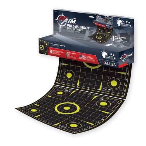 EZ-Aim 15257 Pull-N-Shoot Splash Sight-In Grid Splash Paper Target 12" x 12" 8 Per Pack EZ-Aim 15257 Pull-N-Shoot Splash Sight-In Grid Splash Paper Target 12" x 12" 8 Per Pack