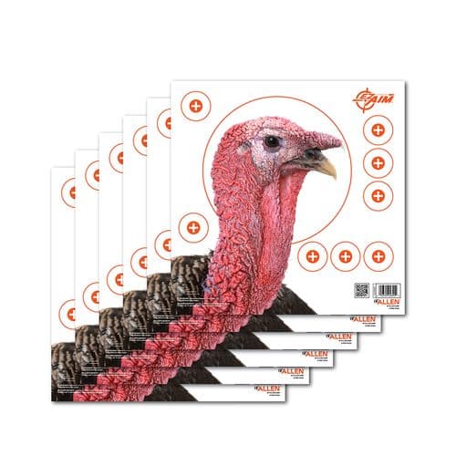 EZ-Aim 15322 Paper Targets Four Color Paper 12" x 12" Turkey 6 Per Pack EZ-Aim 15322 Paper Targets Four Color Paper 12" x 12" Turkey 6 Per Pack