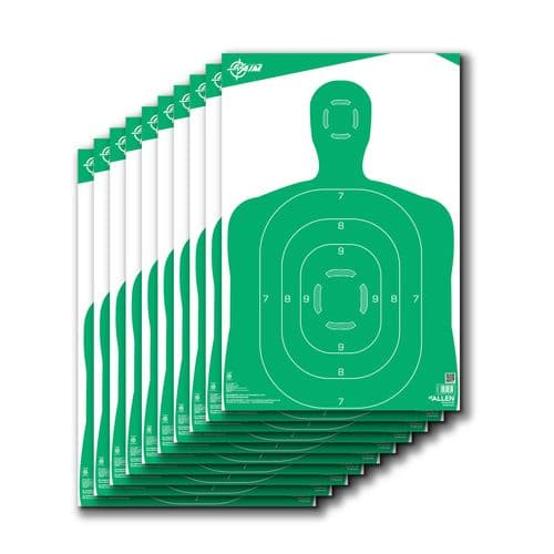 EZ-Aim 15204 Silhouette Silhouette Paper Target 12" x 18" 10 Per Pack Green EZ-Aim 15204 Silhouette Silhouette Paper Target 12" x 18" 10 Per Pack Green