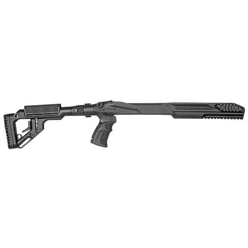 FAB Defense FX-UASR1022B UAS-R Precision Stock Conversion Kit Left Side Folding with Adjustable Cheekrest Matte Black Synthetic for Ruger 10/22 FAB Defense FX-UASR1022B UAS-R Precision Stock Conversion Kit Left Side Folding with Adjustable Cheekrest Matte Black Synthetic for Ruger 10/22