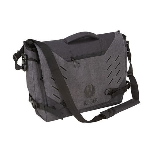 Ruger 27973 Page Messenger Bag 1400 cu in Gray 18.90" x 5.12" x 14.57" Ruger 27973 Page Messenger Bag 1400 cu in Gray 18.90" x 5.12" x 14.57"