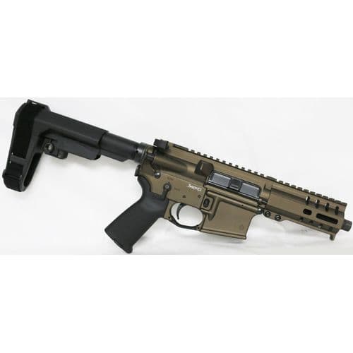 CMMG 54A186A-MB Banshee 300 MK4 5.7x28mm 5" 20+1 Midnight Bronze Cerakote Black Magpul MOE Grip CMMG 6 Position RipBrace CMMG 54A186A-MB Banshee 300 MK4 5.7x28mm 5" 20+1 Midnight Bronze Cerakote Black Magpul MOE Grip CMMG 6 Position RipBrace