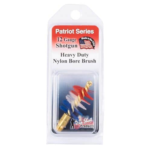 Pro-Shot PS12 Shotgun Bore Brush Patriot 12 Gauge Brass Core Nylon Bristle (Red, White, Blue) Pro-Shot PS12 Shotgun Bore Brush Patriot 12 Gauge Brass Core Nylon Bristle (Red, White, Blue)