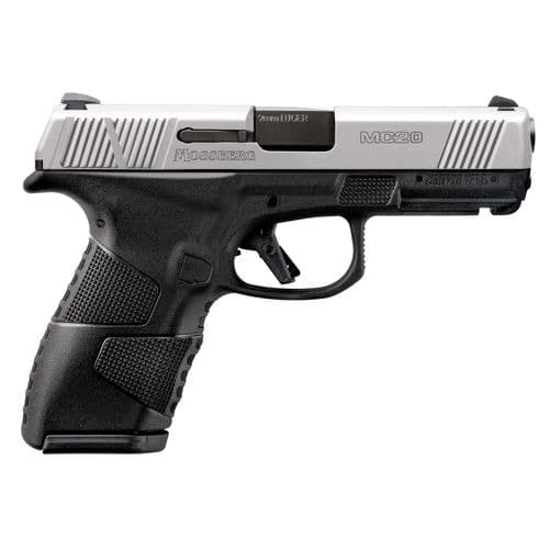 Mossberg 89020 MC2c 9mm Luger 3.90" 13+1,15+1 Matte Black Matte Stainless Steel with Angled Serrations Slide Aggressive Textured Black Polymer Grip Mossberg 89020 MC2c 9mm Luger 3.90" 13+1,15+1 Matte Black Matte Stainless Steel with Angled Serrations Slide Aggressive Textured Black Polymer Grip