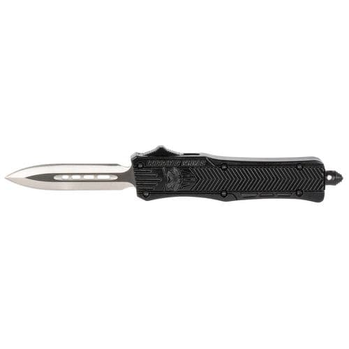CobraTec Knives SBCTK1SDAGNS CTK-1 Small 2.25" OTF Dagger Plain D2 Steel Blade/Black Aluminum Handle Features Glass Breaker Includes Pocket Clip CobraTec Knives SBCTK1SDAGNS CTK-1 Small 2.25" OTF Dagger Plain D2 Steel Blade/Black Aluminum Handle Features Glass Breaker Includes Pocket Clip