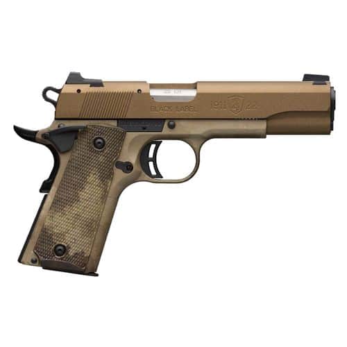 Browning 051887490 1911-22 Speed 22 LR 4.25" 10+1 ATACS-AU Burnt Bronze Cerakote Aluminum Slide Textured A-TACS AU Polymer Grip Browning 051887490 1911-22 Speed 22 LR 4.25" 10+1 ATACS-AU Burnt Bronze Cerakote Aluminum Slide Textured A-TACS AU Polymer Grip