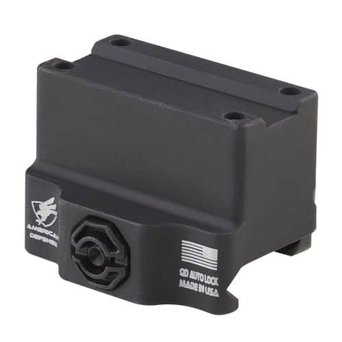 American Defense Mfg ADMRO11STDTL Trijicon MRO Black Hardcoat Anodized Lower 1/3 Co-Witness 6061-T6 Aluminum American Defense Mfg ADMRO11STDTL Trijicon MRO Black Hardcoat Anodized Lower 1/3 Co-Witness 6061-T6 Aluminum