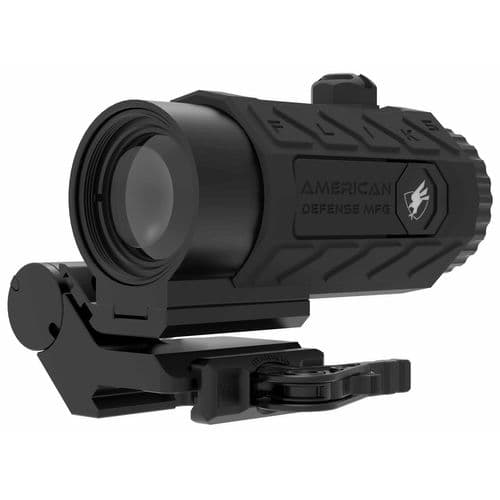 American Defense Mfg FLIK5X Flik5 Black 5x25mm Features Titanium QD Lever American Defense Mfg FLIK5X Flik5 Black 5x25mm Features Titanium QD Lever