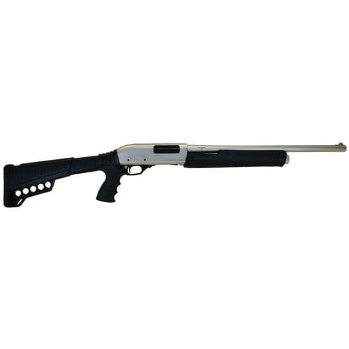 Citadel FRPAX1220NKL CDP Force Tactical Pump 12 Gauge 3+1 3" 20" Silver Marinecote Barrel, Steel Receiver w/Silver Marinecote Finish, Synthetic Pistol Grip Stock Citadel FRPAX1220NKL CDP Force Tactical Pump 12 Gauge 3+1 3" 20" Silver Marinecote Barrel, Steel Receiver w/Silver Marinecote Finish, Synthetic Pistol Grip Stock