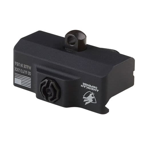 American Defense Mfg ADBPSTDTL Bipod Mount Rail Equipped Long Gun Black Anodized Aluminum Quick Detach American Defense Mfg ADBPSTDTL Bipod Mount Rail Equipped Long Gun Black Anodized Aluminum Quick Detach