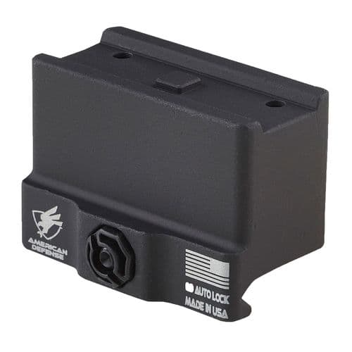 American Defense Mfg ADT111STDTL Aimpoint T1 Micro Mount Black Hardcoat Anodized Lower 1/3 Co-Witness Aluminum American Defense Mfg ADT111STDTL Aimpoint T1 Micro Mount Black Hardcoat Anodized Lower 1/3 Co-Witness Aluminum