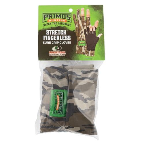 Primos PS6681 Stretch Fit Mossy Oak Original BottomLand Fingerless Neoprene OSFA Primos PS6681 Stretch Fit Mossy Oak Original BottomLand Fingerless Neoprene OSFA