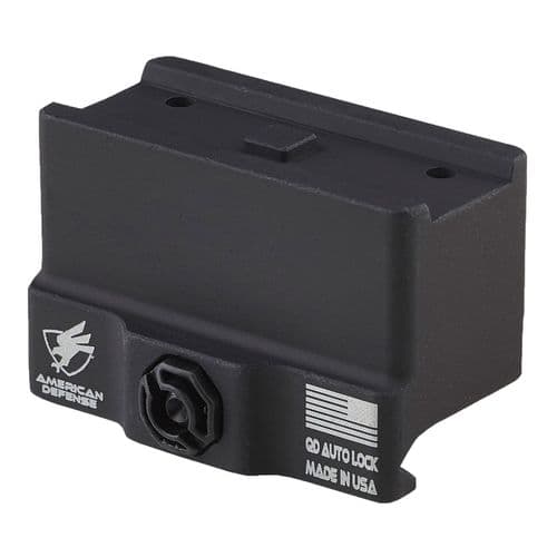 American Defense Mfg ADT110STDTL Aimpoint T1 Micro Mount Black Hardcoat Anodized Co-Witness Aluminum American Defense Mfg ADT110STDTL Aimpoint T1 Micro Mount Black Hardcoat Anodized Co-Witness Aluminum