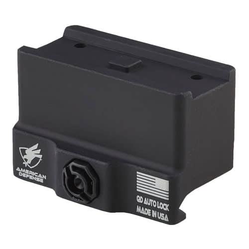 American Defense Mfg ADT110STDTL Aimpoint T1 Micro Mount Black Hardcoat Anodized Co-Witness Aluminum American Defense Mfg ADT110STDTL Aimpoint T1 Micro Mount Black Hardcoat Anodized Co-Witness Aluminum