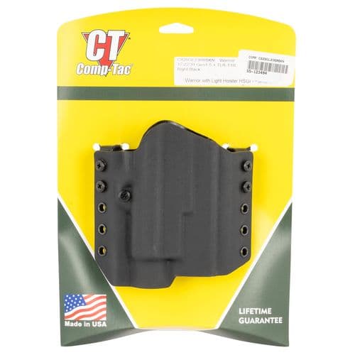Comp-Tac C828GL236RBKN Warrior Black Kydex OWB Fits Glock 17,22,31 Gen 1-5 & TLR-1/HL Right Hand Comp-Tac C828GL236RBKN Warrior Black Kydex OWB Fits Glock 17,22,31 Gen 1-5 & TLR-1/HL Right Hand