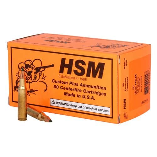 HSM 2225N Varmint 222 Rem 40 gr Sierra BlitzKing 20 Bx/ 10 Cs HSM 2225N Varmint 222 Rem 40 gr Sierra BlitzKing 20 Bx/ 10 Cs