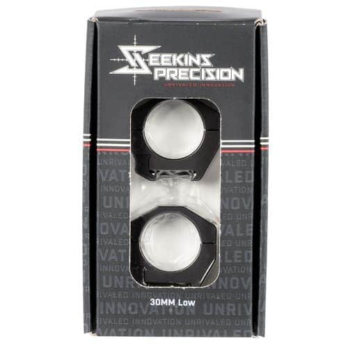Seekins Precision 0010620002 Scope Ring Set Picatinny Rail Low 30mm Matte Black Anodized Aluminum Seekins Precision 0010620002 Scope Ring Set Picatinny Rail Low 30mm Matte Black Anodized Aluminum
