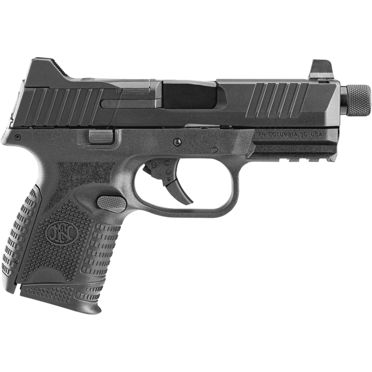 FN 66-100783 509CT Compact 9mm Luger 10+1, 4.32" Black Steel Threaded Barrel, Black PVD Optic Cut FN 66-100783 509CT Compact 9mm Luger 10+1, 4.32" Black Steel Threaded Barrel, Black PVD Optic Cut