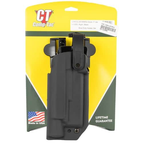 Comp-Tac C865GL235RBKN Blue Duty Optic Ready Black Kydex OWB Fits Sig Glock 17 Gen5 + X300 Right Hand Comp-Tac C865GL235RBKN Blue Duty Optic Ready Black Kydex OWB Fits Sig Glock 17 Gen5 + X300 Right Hand