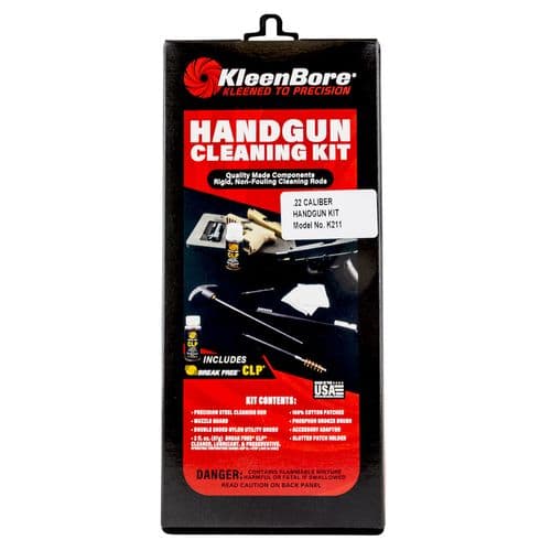 Kleen-Bore K211 Classic Cleaning Kit .22 Cal Handgun Kleen-Bore K211 Classic Cleaning Kit .22 Cal Handgun