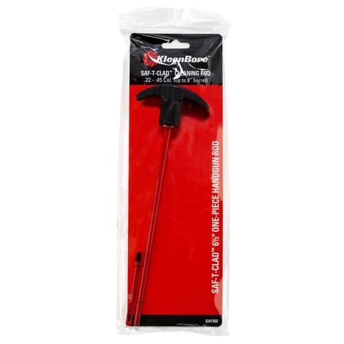 Kleen-Bore SAF302 Saf-T-Clad Cleaning Rod .22-.45 Cal Handgun Steel 6.50" Kleen-Bore SAF302 Saf-T-Clad Cleaning Rod .22-.45 Cal Handgun Steel 6.50"