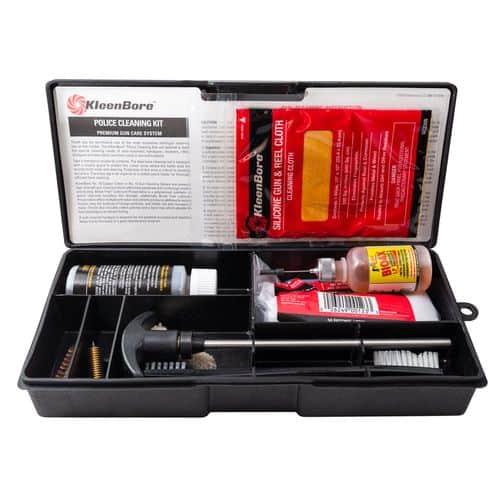Kleen-Bore PS52 Tactical/Police Handgun Cleaning Kit .44, .45 Cal Handgun Bronze, Nylon Kleen-Bore PS52 Tactical/Police Handgun Cleaning Kit .44, .45 Cal Handgun Bronze, Nylon