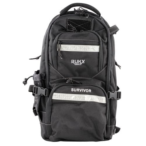 Rukx Gear ATICTSURB Survivor Bag Floatable Black 600D Polyester with Non-Rust Zippers 20" x 11" x 10" Rukx Gear ATICTSURB Survivor Bag Floatable Black 600D Polyester with Non-Rust Zippers 20" x 11" x 10"