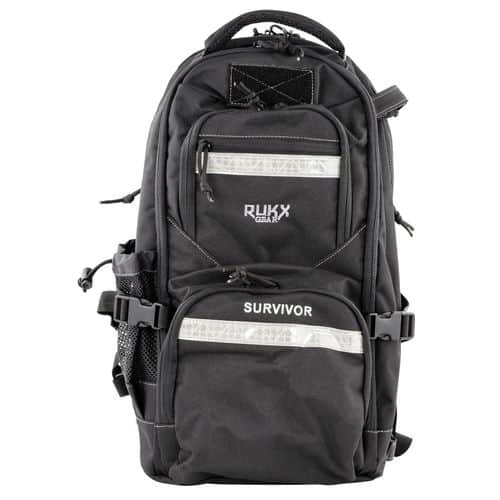 Rukx Gear ATICTSURB Survivor Bag Floatable Black 600D Polyester with Non-Rust Zippers 20" x 11" x 10" Rukx Gear ATICTSURB Survivor Bag Floatable Black 600D Polyester with Non-Rust Zippers 20" x 11" x 10"