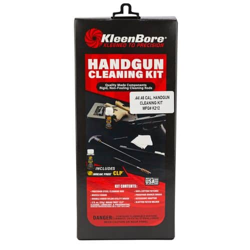 Kleen-Bore K212 Classic Cleaning Kit .44, .45 Cal Handgun Bronze, Nylon Kleen-Bore K212 Classic Cleaning Kit .44, .45 Cal Handgun Bronze, Nylon