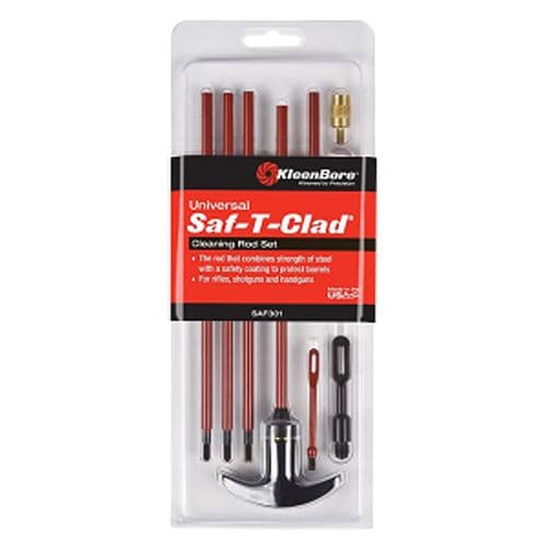 Kleen-Bore SAF301 Classic Universal Kit with SAF-T-CLAD Coated Rods Handguns, Shotguns (Clamshell) Kleen-Bore SAF301 Classic Universal Kit with SAF-T-CLAD Coated Rods Handguns, Shotguns (Clamshell)