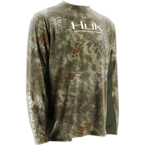 Huk Men's Kryptek ICON Long Sleeve Shirt - Size Xtra Large Huk Men's Kryptek ICON Long Sleeve Shirt - Size Xtra Large
