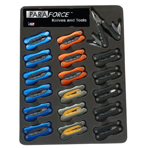 AccuSharp 800MTS ParaForce Compact Multi-Tool Display 18 Piece AccuSharp 800MTS ParaForce Compact Multi-Tool Display 18 Piece