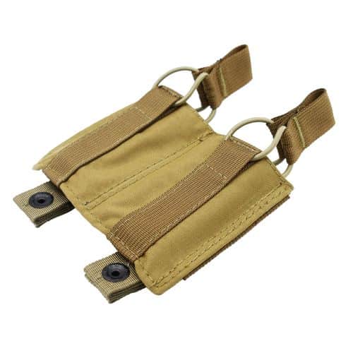 TACSHIELD (MILITARY PROD) T3606CY Speed Load Single Pistol Mag Pouch Coyote 1000D Nylon TACSHIELD (MILITARY PROD) T3606CY Speed Load Single Pistol Mag Pouch Coyote 1000D Nylon