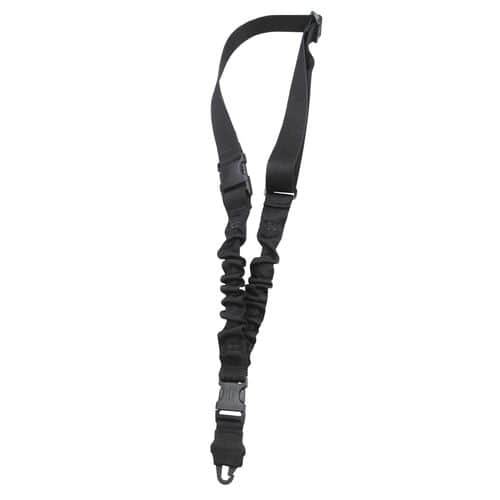Tacshield T6010BK Shock Sling with Double QRB 1.25" W Single-Point Black Webbing for Rifle/Shotgun Tacshield T6010BK Shock Sling with Double QRB 1.25" W Single-Point Black Webbing for Rifle/Shotgun